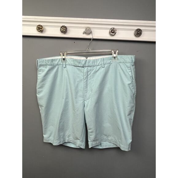 Polo Ralph Lauren New‎ York shorts Mens 40 Blue Oxford Golf Flat front Pockets - Picture 1 of 9